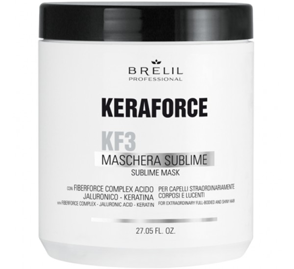 Brelil Maschera Sublime Keraforce Mask  Кератинова маска за коса 800мл 